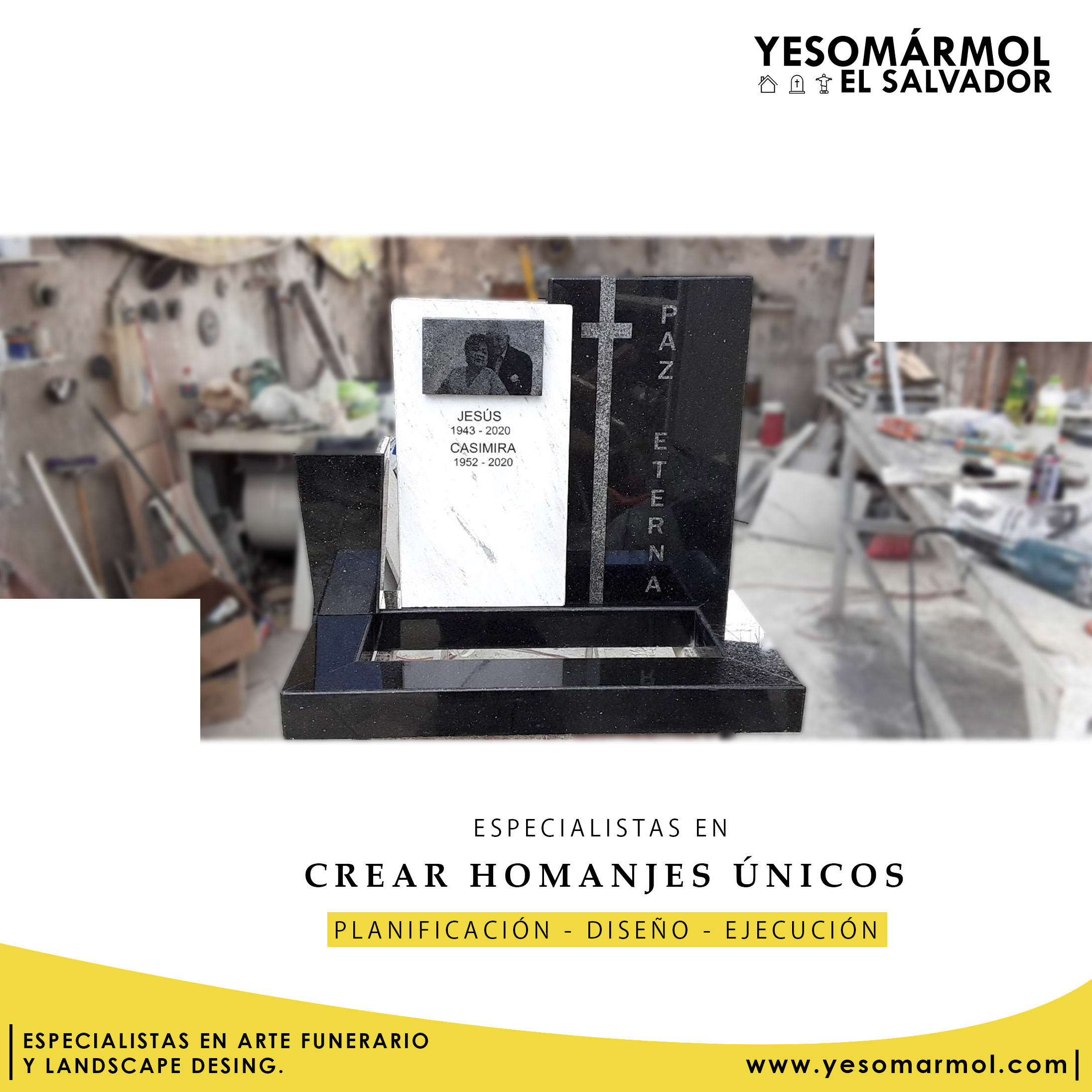 Lápidas El Salvador YESOMÁRMOL EL SALVADOR